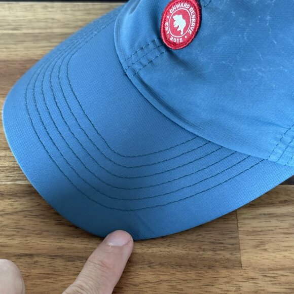 Onward Reserve Blue Red Logo Bear Baseball Cap Hat Adjustable Lightweight READ - Picture 8 of 11